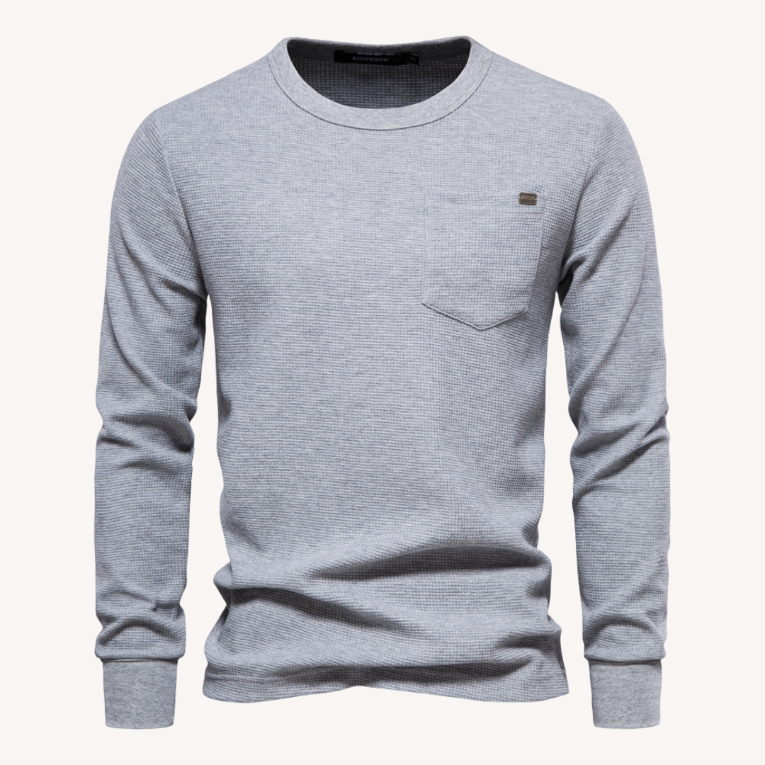 Selwyn | Waffle Knit Long Sleeve Tee