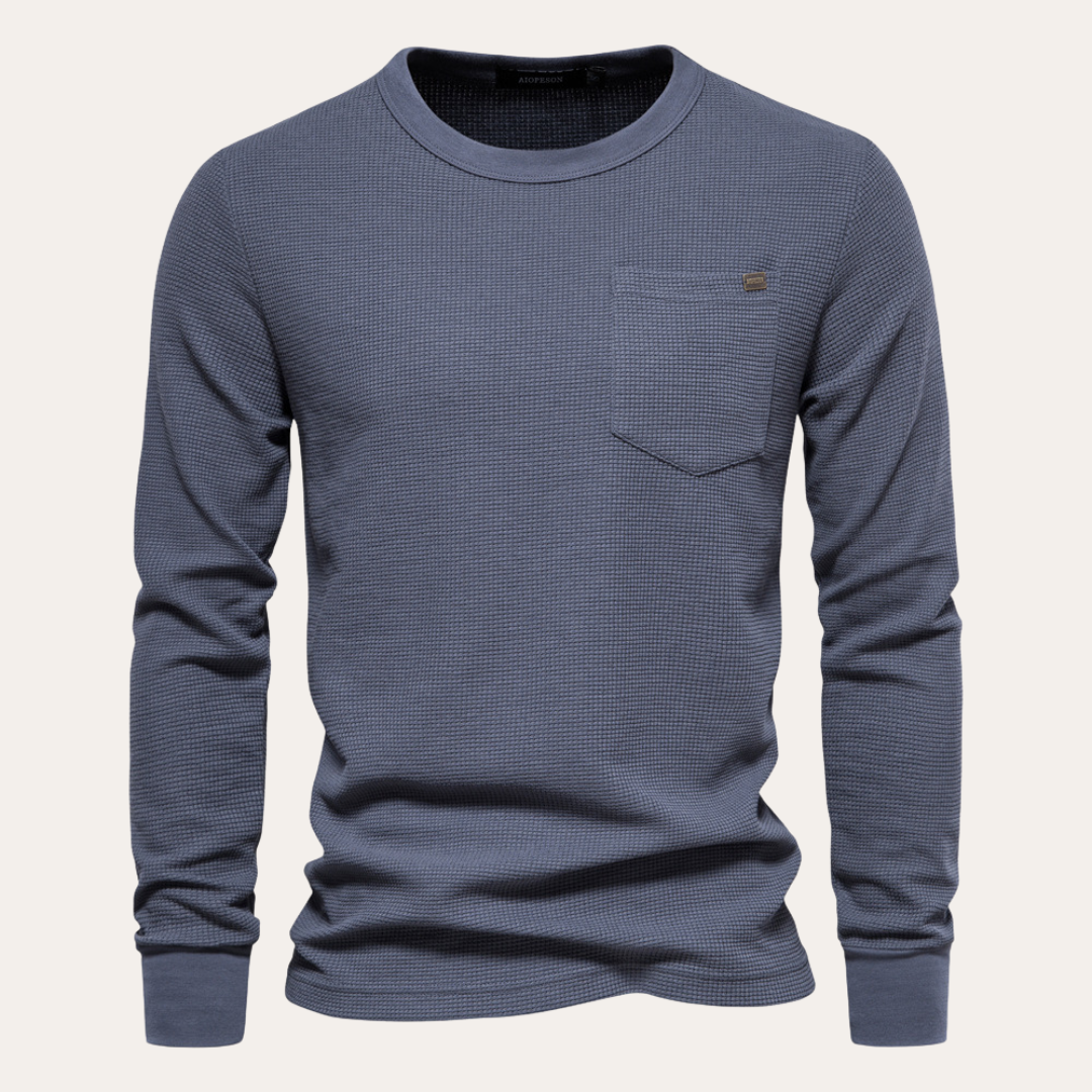 Selwyn | Waffle Knit Long Sleeve Tee