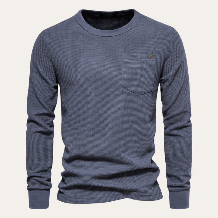 Selwyn | Waffle Knit Long Sleeve Tee