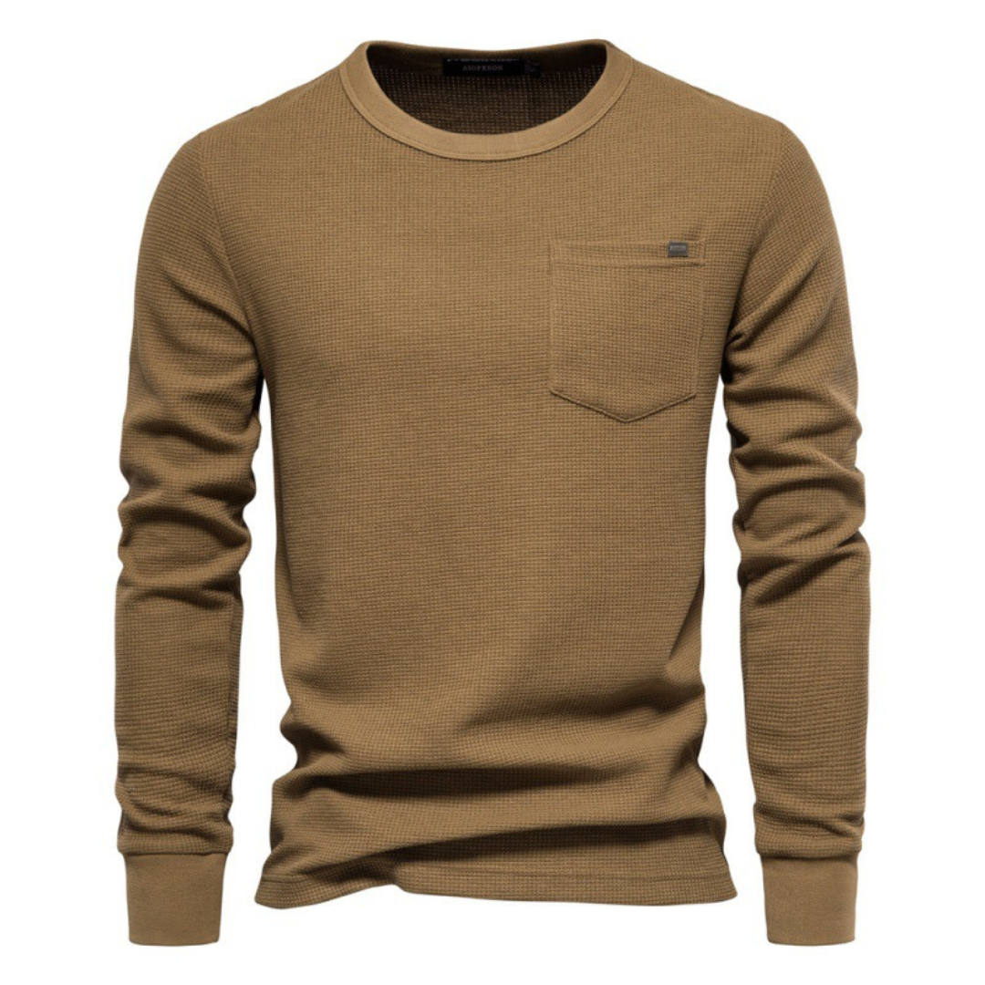 Selwyn | Waffle Knit Long Sleeve Tee