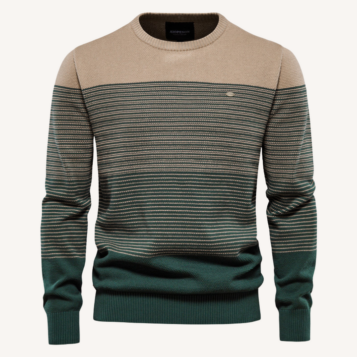 Camron | Retro Striped Knit Sweater