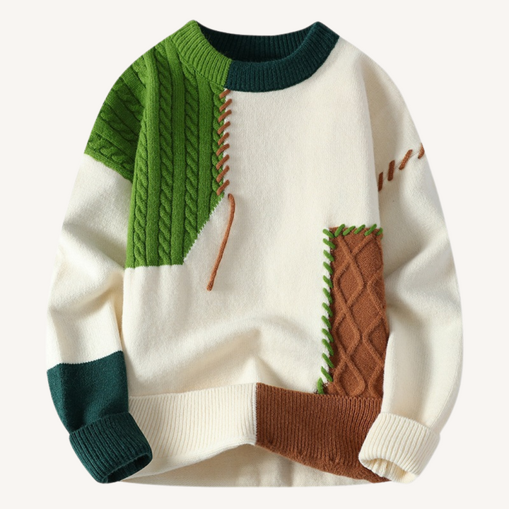 Franklin | Patchwork Knit Sweater