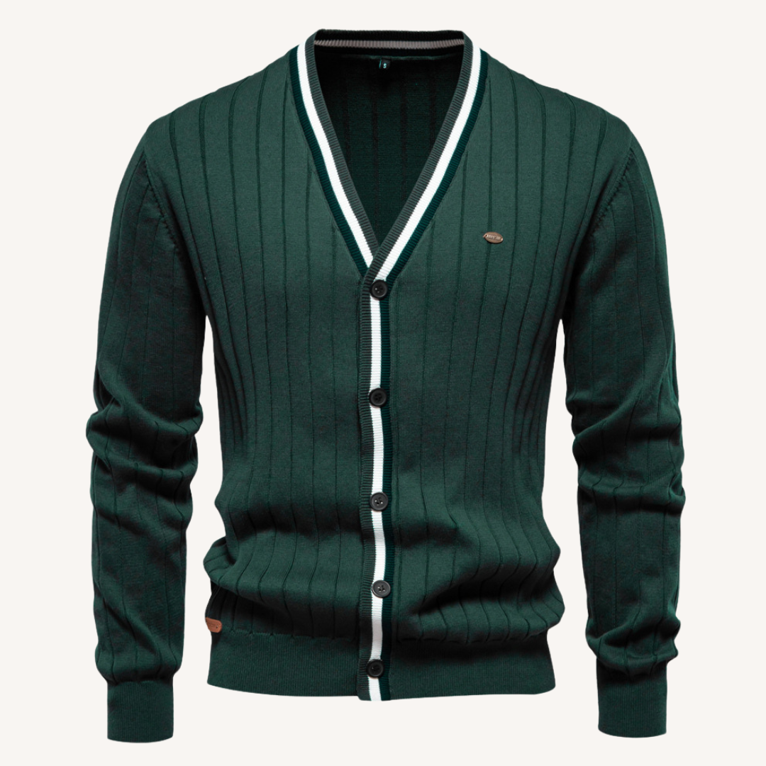 Ferb | V-Neck Long-Sleeve Cardigan