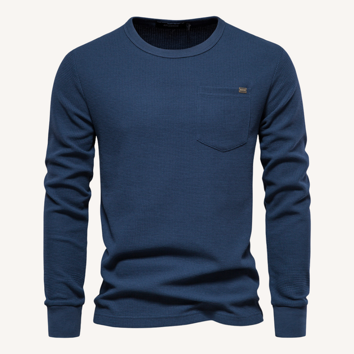 Selwyn | Waffle Knit Long Sleeve Tee