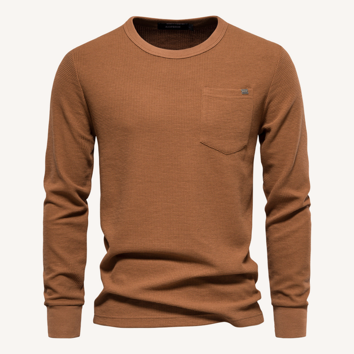 Selwyn | Waffle Knit Long Sleeve Tee