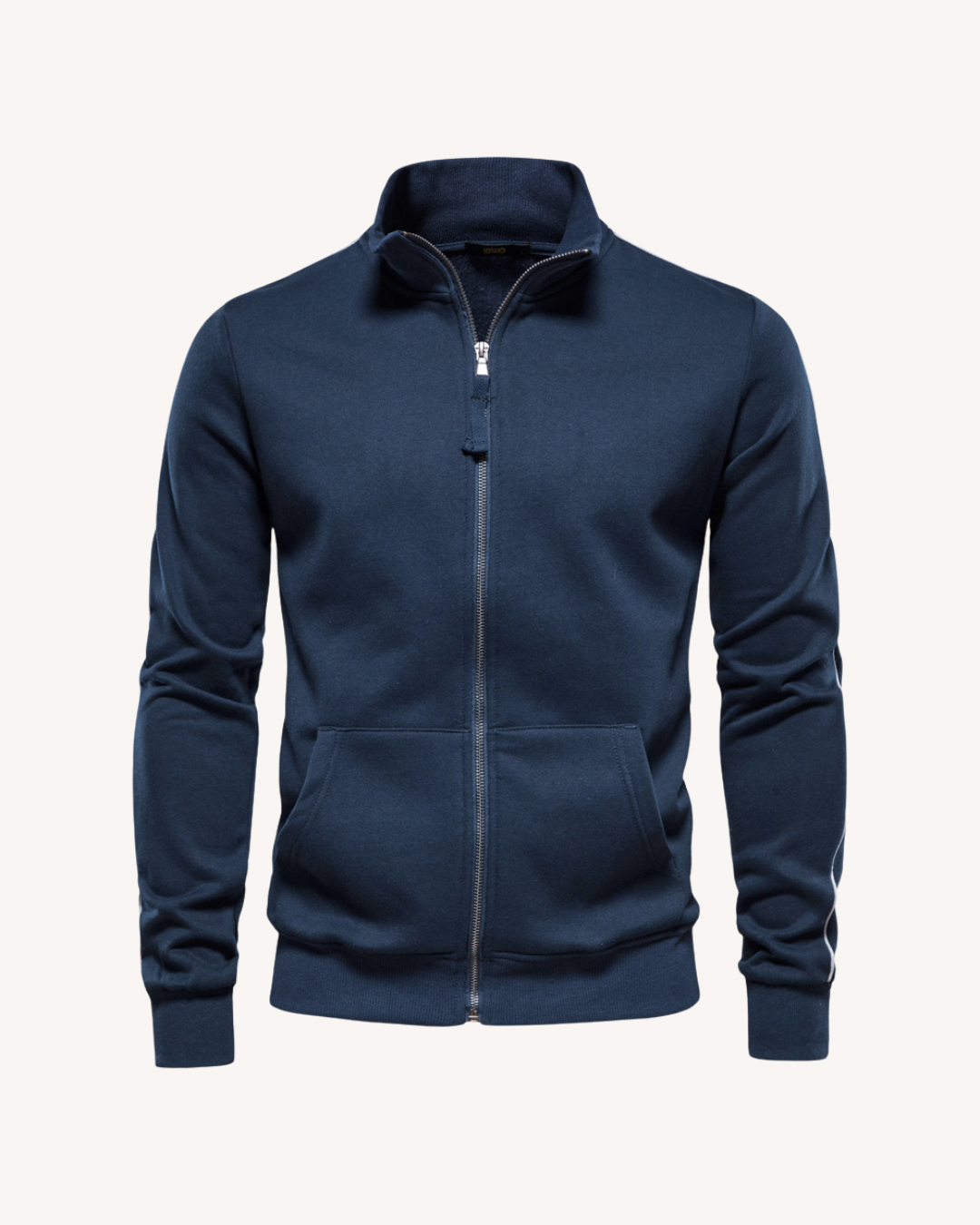 Tavon | Zip-Up Stand Collar Sweatshirt