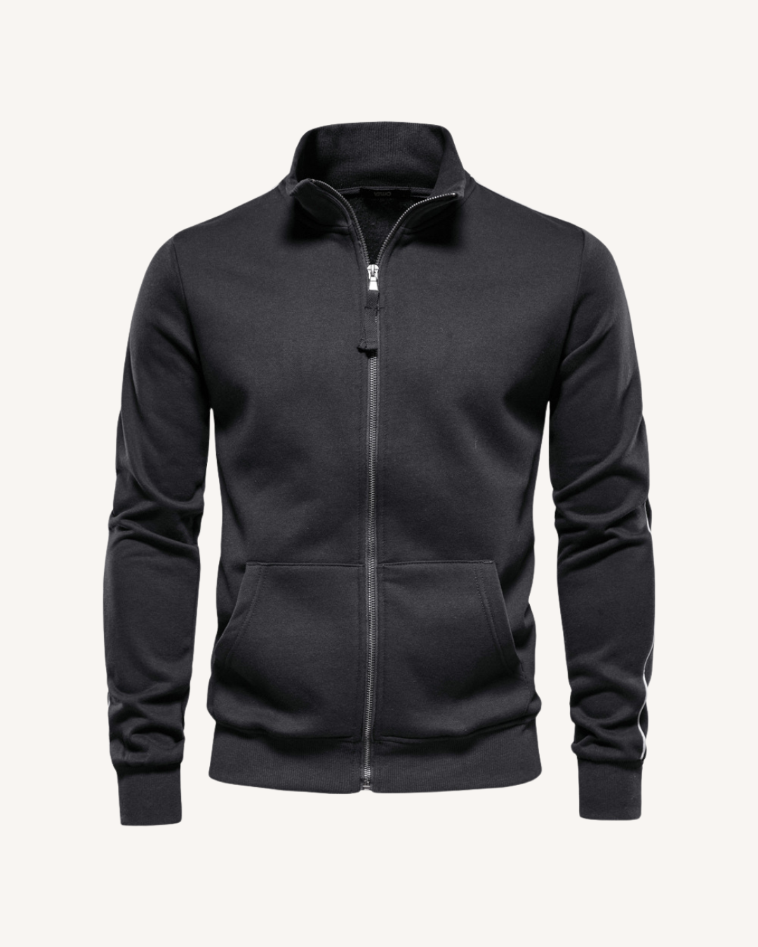 Tavon | Zip-Up Stand Collar Sweatshirt