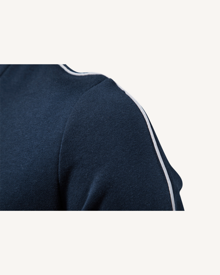 Tavon | Zip-Up Stand Collar Sweatshirt